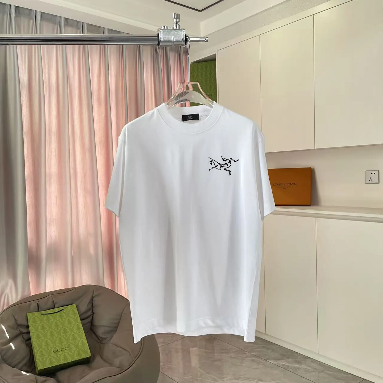 ARC'TERYX* 2025 New Arrival logo t g Same Style Size：S M L XL XXL ：Black White Green Red